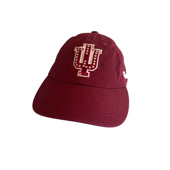 Indiana University Hoosiers Cap Collegiate Headwear One Size Red - Picture 1 of 6